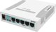 MikroTik RB260GS Gigabit Smart Switch, 5 Θύρες Ethernet, Υποστήριξη PoE, Λευκό