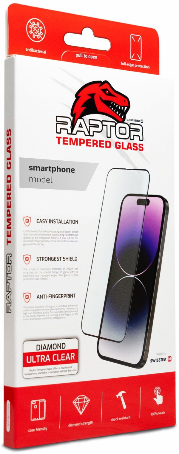 Swissten Raptor Diamond Ultra Clear Full Face Tempered Glass For Samsung Galaxy A55 5G