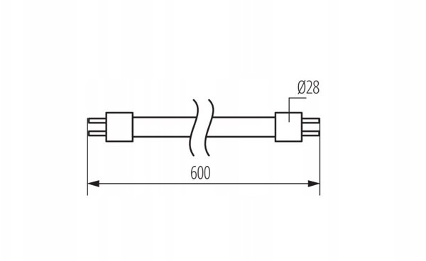 Λάμπα LED T8 G13 600mm T8 LED 9-NW 900lm 4000K ουδέτερο φως 37630