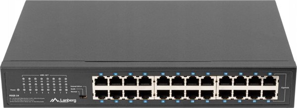 Lanberg RSGE-24 Gigabit Ethernet Switch 24-Port Unmanaged Rackmount
