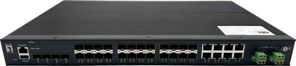 Switch LevelOne LevelOne Switch  28x GE IGU-2872  4x2.5GbE, 16x1.25GbE SFP