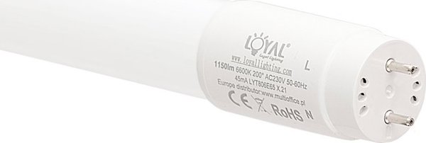 Loyal Lighting Τύπος φωτιστικού σωλήνα LED 60cm 6600K