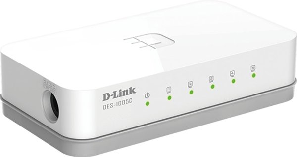 D-Link DES-1005C Unmanaged Switch 5 Θυρών 10/100 Mbps Desktop