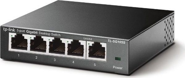 TP-Link TL-SG105S Desktop Switch Gigabit 5 Θυρών 10/100/1000Mbps