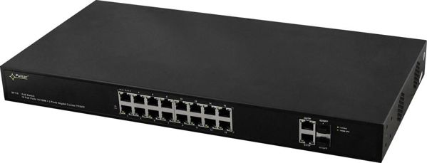Διακόπτης Δικτύου Pulsar SF116, 16 Θυρών, Fast Ethernet, 442mm