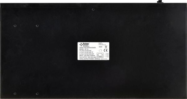 Διακόπτης Δικτύου Pulsar SF116, 16 Θυρών, Fast Ethernet, 442mm