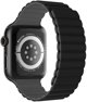 Swissten Μαγνητικό Λουράκι Σιλικόνης για Apple Watch 38/40mm - Μαύρο