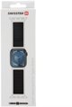 Swissten Μαγνητικό Λουράκι Σιλικόνης για Apple Watch 38/40mm - Μαύρο