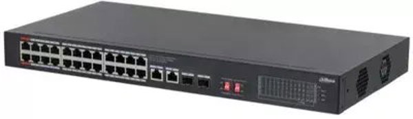 Dahua Technology Switch PoE S3228-24GT-375, 24-Port Gigabit, 375W, SFP Uplink