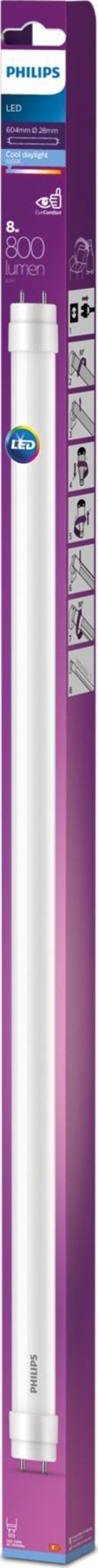 Λαμπτήρας LED Philips T8 600mm 8W G13 CW