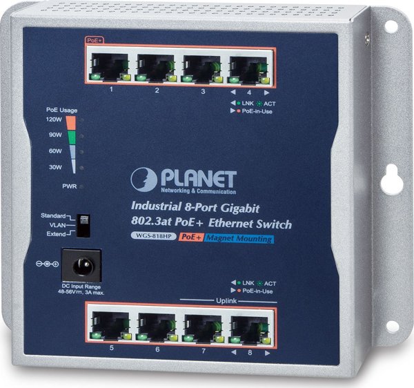 Switch PLANET WGS-818HP