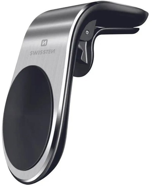 Swissten Magnetic car holder easy mount silver