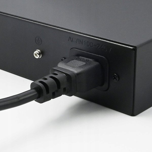 Qoltec Μη-διαχειριζόμενος Switch Gigabit Ethernet PoE | 24x RJ45 | 2x SFP | 1000 Mb/s
