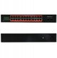 Qoltec Μη-διαχειριζόμενος Switch Gigabit Ethernet PoE | 24x RJ45 | 2x SFP | 1000 Mb/s