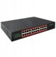 Qoltec Μη-διαχειριζόμενος Switch Gigabit Ethernet PoE | 24x RJ45 | 2x SFP | 1000 Mb/s