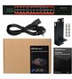 Qoltec Μη-διαχειριζόμενος Switch Gigabit Ethernet PoE | 24x RJ45 | 2x SFP | 1000 Mb/s