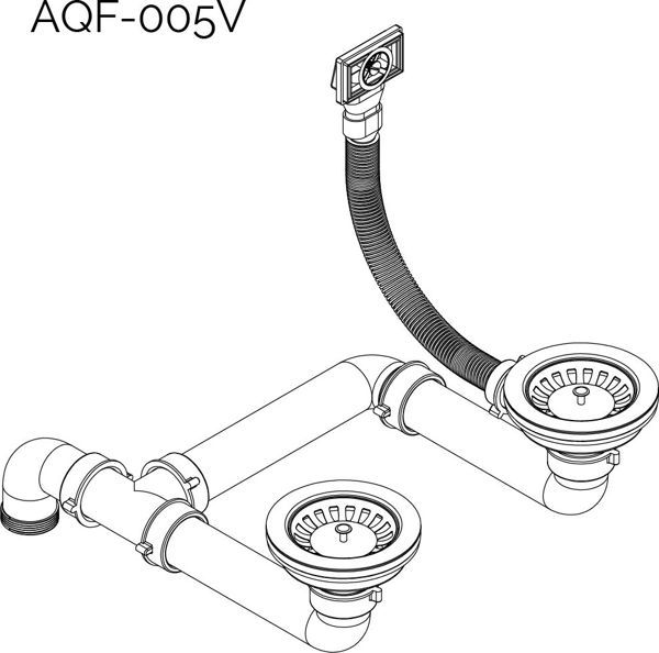 Σιφόν Aquasanita Aquasanita AQF-005V