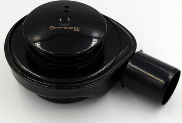 Kerra Σιφόνι Ντουζιέρας Speed 2, Μαύρο, Ø50mm, 42L/min, 50mm Ύψος