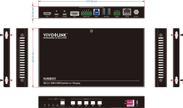 Σύστημα μετάδοσης σήματος AV VivoLink 4K παρουσίαση HDMI
