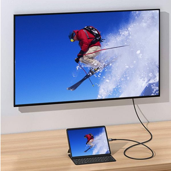 Εξοπλισμός Συστημάτων AV Equip Adapter USB-C σε DisplayPort 8K60Hz 1.00m