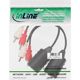 Σύστημα μετάδοσης σήματος AV InLine RCA (Cinch) x2 - RJ-45 0,1m μαύρο (89001)