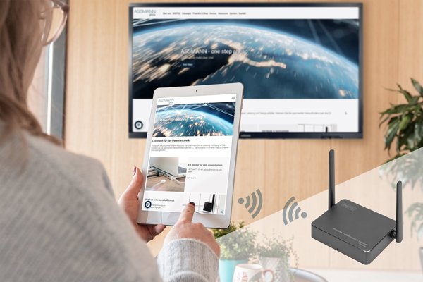 Digitus Wireless Collab. System HDMI – Ασύρματο Σύστημα Παρουσίασης & Ομαδικής Εργασίας για Laptop, Tablet & Smartphone