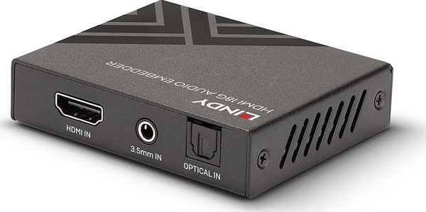 Lindy HDMI 18G Audio Embedder - Σύστημα Μετάδοσης Σήματος AV 4K 60Hz