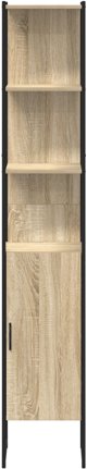 vidaXL Ντουλάπι Μπάνιου, Sonoma Oak, Μηχανικό Ξύλο, 33x33x185,5 cm