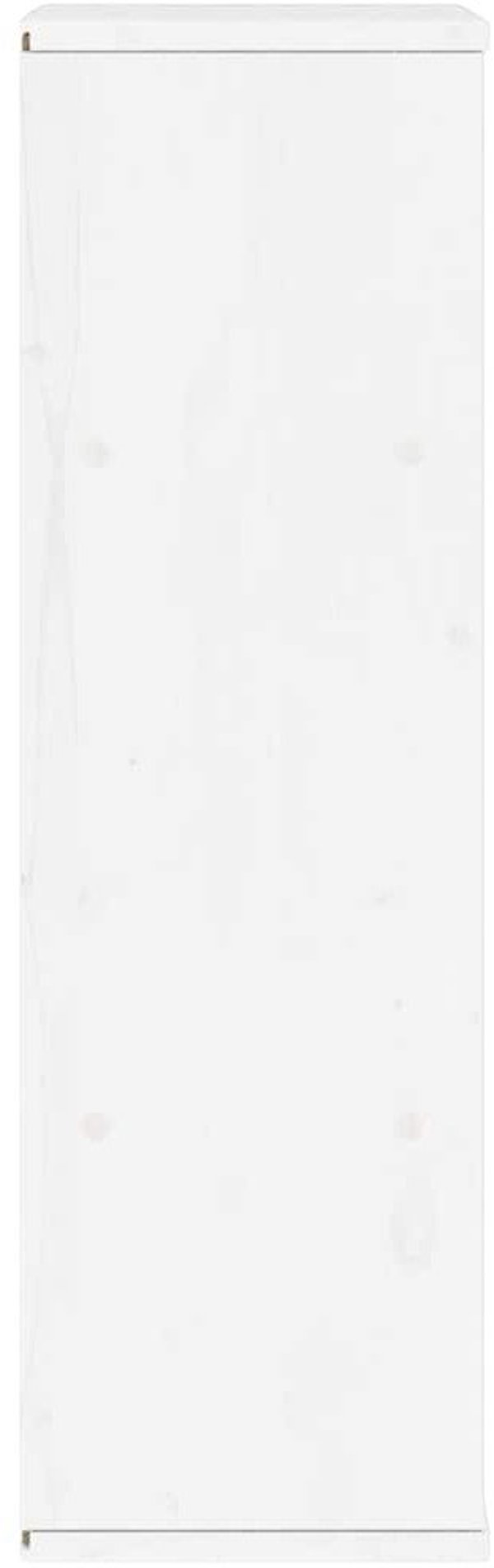 Πλευρικό Έπιπλο «ODDA» Λευκό 40x24x79 cm Μασίφ Ξύλο Πεύκου
