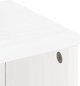 Πλευρικό Έπιπλο «ODDA» Λευκό 40x24x79 cm Μασίφ Ξύλο Πεύκου