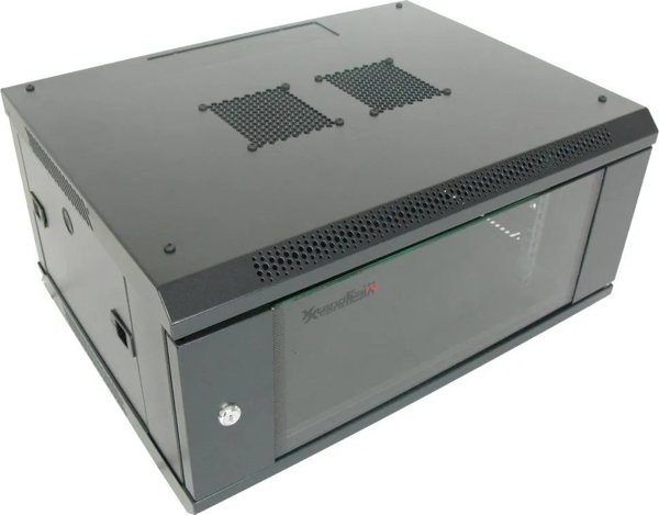 Καμπίνα XtendLan 19" 4U 600x450 Μαύρη με Γυάλινη Πόρτα
