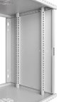 Szafa Lexi-NET LEXI-Net 19" nástěnný rozvaděč Basic 12U 520x450, skleněné dveře, bez zad, rozložený, šedý