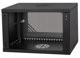 Szafa Lexi-NET LEXI-Net 19" nástěnný rozvaděč Basic 6U 520x450, skleněné dveře, bez zad, rozložený, černý