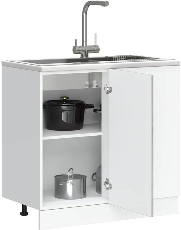 vidaXL Ντουλάπι Κουζίνας Κάτω Porter, 60x46x81.5 εκ., Γκρι Δρυς Sonoma
