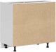 vidaXL Ντουλάπι Κουζίνας Κάτω Porter, 60x46x81.5 εκ., Γκρι Δρυς Sonoma