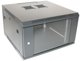 Szafa XtendLan XtendLan 19" nástěnný rozvaděč 6U 600x600, nosnost 60 kg, skleněné dveře, svařovaný, černý