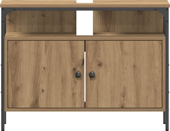 Ντουλάπι κάτω από νιπτήρα vidaXL Artisan Oak 80x30x60 εκ. κατασκευασμένο από μηχανικό υλικό