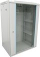 Ντουλάπα XtendLan 19" Rack 22U 600x600 Γκρι με Γυάλινη Κόκκινη Πόρτα