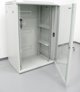Ντουλάπα XtendLan 19" Rack 22U 600x600 Γκρι με Γυάλινη Κόκκινη Πόρτα