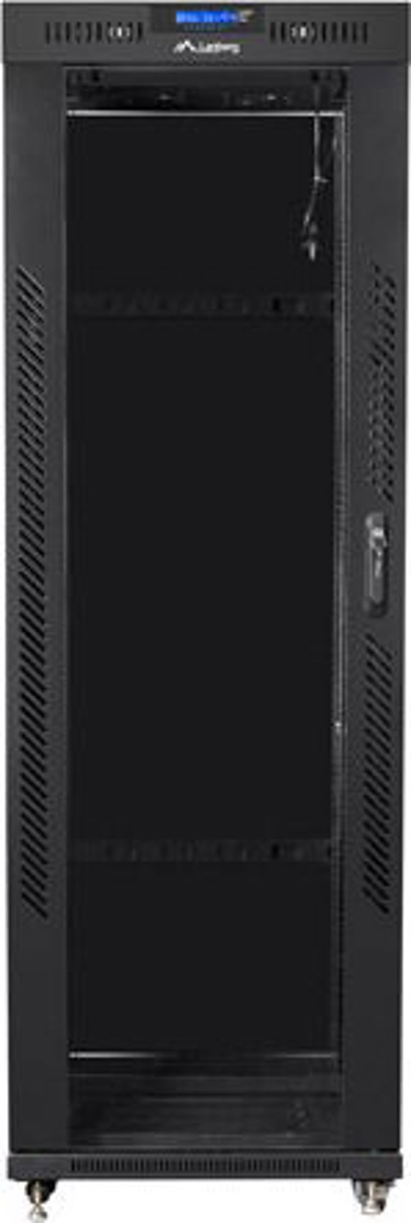 Lanberg Ερμάριο Rack 19" 37U, 600x800mm, Ελεύθερης Στήριξης, Μαύρο (FF01-6837-12BL)