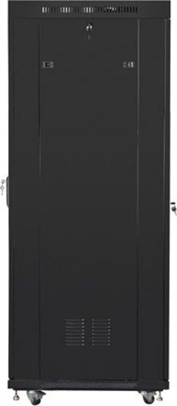 Lanberg Ερμάριο Rack 19" 37U, 600x800mm, Ελεύθερης Στήριξης, Μαύρο (FF01-6837-12BL)