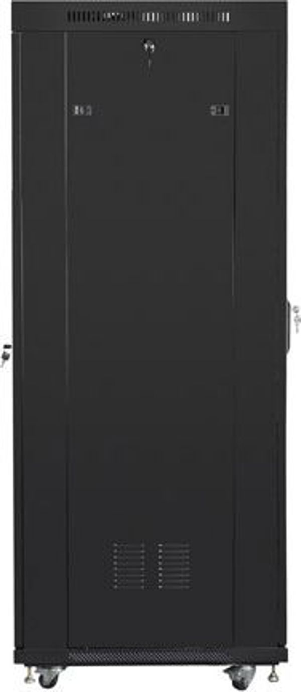 Lanberg Ερμάριο Rack 19" 37U, 600x800mm, Ελεύθερης Στήριξης, Μαύρο (FF01-6837-12BL)