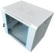 Szafa XtendLan XtendLan 19" nástěnný rozvaděč 12U 600x450, nosnost 60 kg, skleněné dveře, rozložený, šedý
