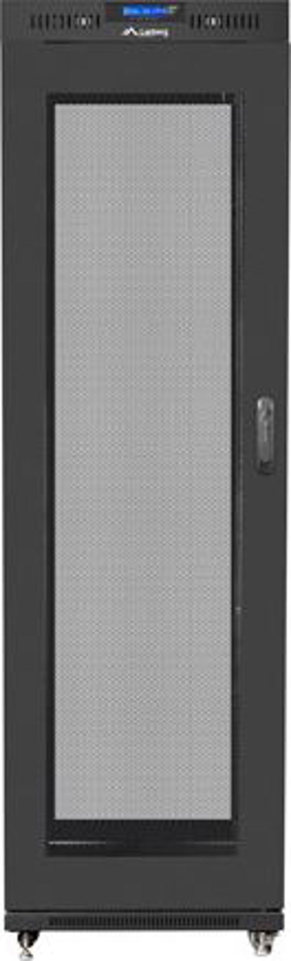 Lanberg Ερμάριο Rack 19" 42U 800mm FF01-6842-23BL Ελεύθερης Στήριξης Μαύρο