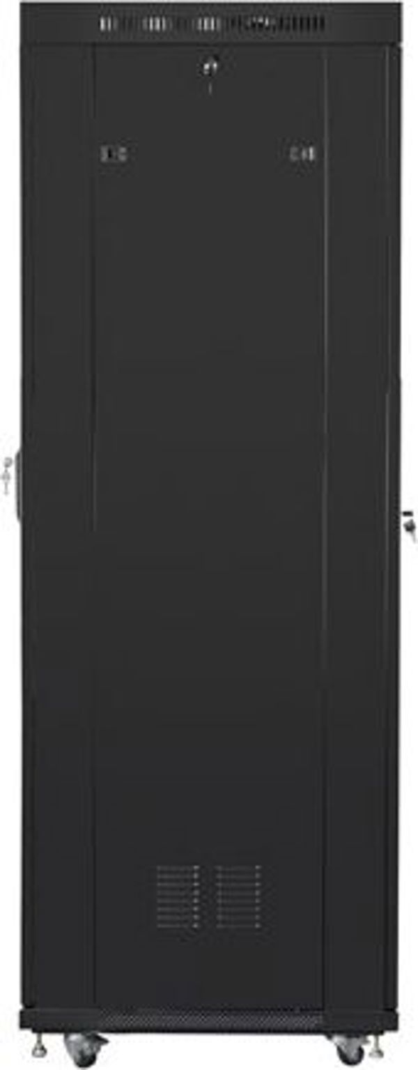 Lanberg Ερμάριο Rack 19" 42U 800mm FF01-6842-23BL Ελεύθερης Στήριξης Μαύρο