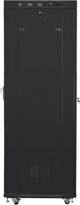 Lanberg Ερμάριο Rack 19" 42U 800mm FF01-6842-23BL Ελεύθερης Στήριξης Μαύρο