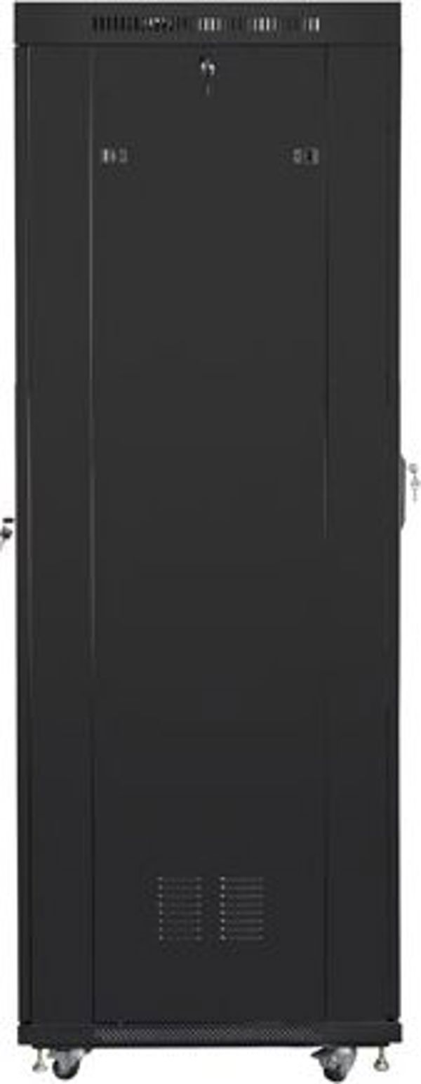 Lanberg Ερμάριο Rack 19" 42U 800mm FF01-6842-23BL Ελεύθερης Στήριξης Μαύρο