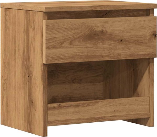 vidaXL Κομοδίνο Artisan Oak 40x30x39 εκ. από Ξύλο - Γνήσιο Ξύλο