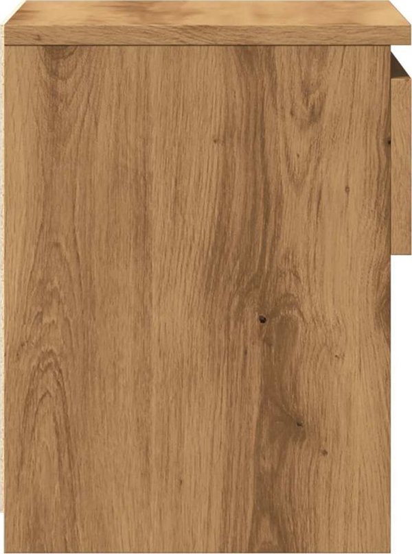 vidaXL Κομοδίνο Artisan Oak 40x30x39 εκ. από Ξύλο - Γνήσιο Ξύλο