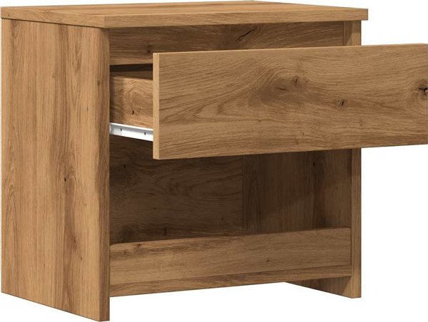 vidaXL Κομοδίνο Artisan Oak 40x30x39 εκ. από Ξύλο - Γνήσιο Ξύλο